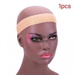 Banda elastica din silicon BSE00 Crem pentru peruca din par natural sau sintetic 